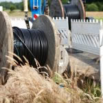 Tendido de cables de fibra óptica Tendido de cables de fibra óptica en obras de ingeniería civil