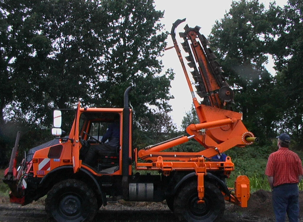 Grabenfräsen für Unimog und Schlepper