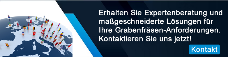 Baggerfräse Gleisbau Grabenfräsen für spezielle Arbeiten