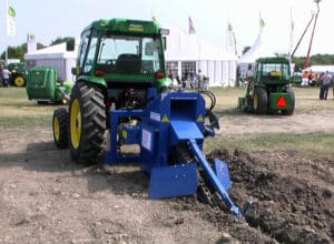 Trancheuse GM 1 AF en tant que fraiseuse pour tracteur