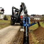 GM 1800 P - landscaping with trenchers Baggerfräse