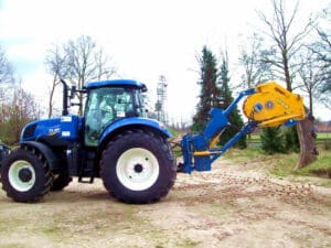 Trencher for soil stabilization