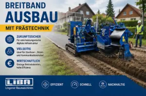 breitbandausbau mit frästechnik