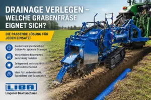Unterschiedliche Einsatzgebiete von Grabenfräsen