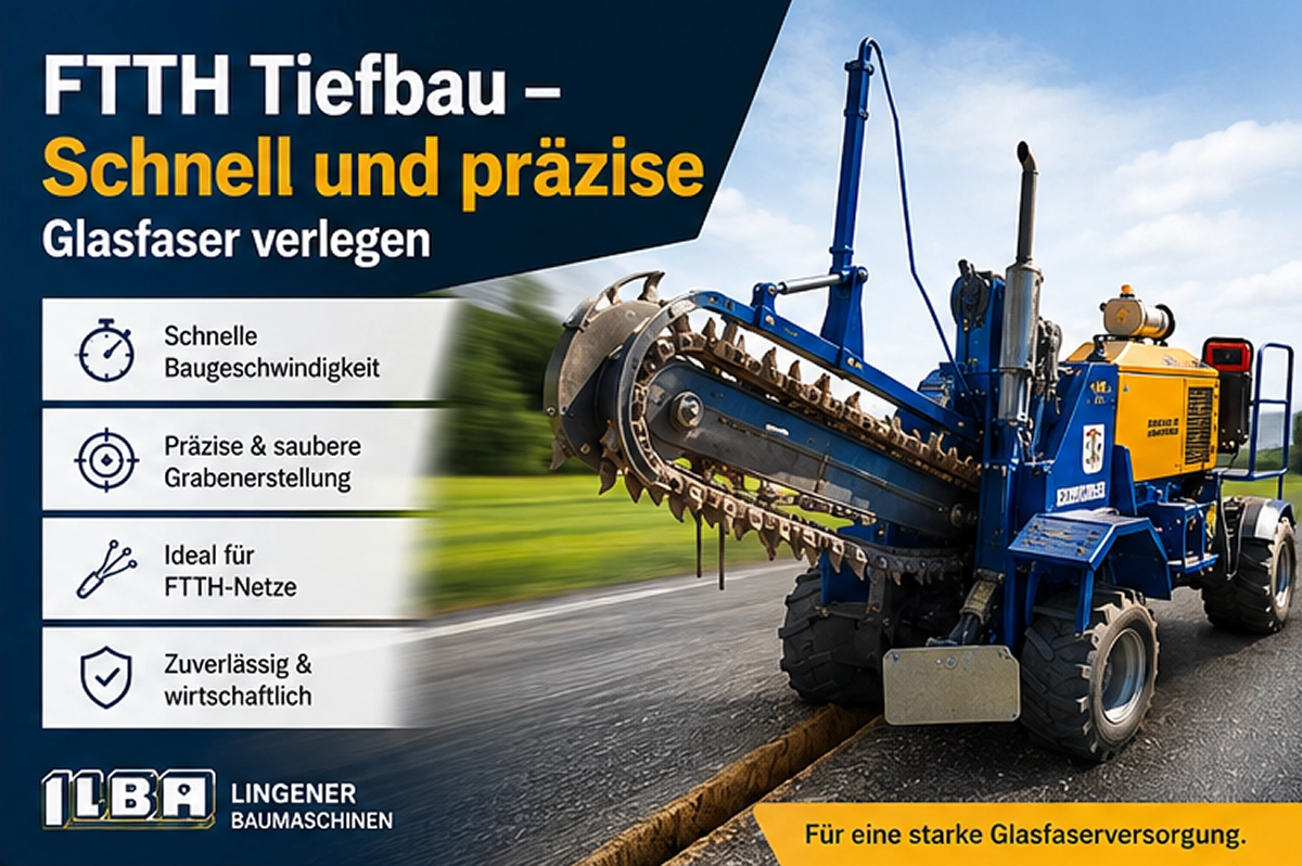 ftth tiefbau – schnell und präzise