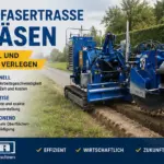 Glasfaserleitungen fräsen: Schnell und präzise verlegen glasfasertrasse fräsen