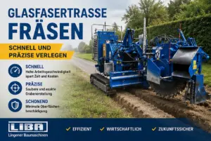 glasfasertrasse fräsen