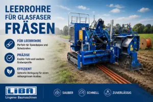 leerrohre für glasfaser fräsen