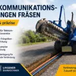 Telekommunikationsleitungen fräsen | Schnell & präzise telekommunikationsleitungen fräsen-schnell & präzise