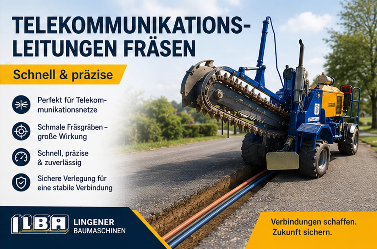 telekommunikationsleitungen fräsen-schnell & präzise
