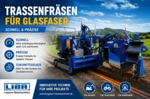 trassenfräsen für glasfaser