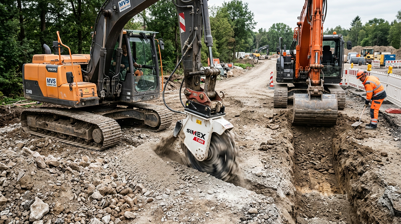 Anbaufräsen für Bagger vs. traditionelle Methoden: Effizienz und Wirtschaftlichkeit im Vergleich